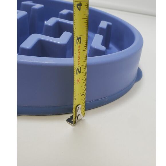 Outward hound dog bowl slow feeder blue puzzle feeder heavy duty - Picture 4 of 4